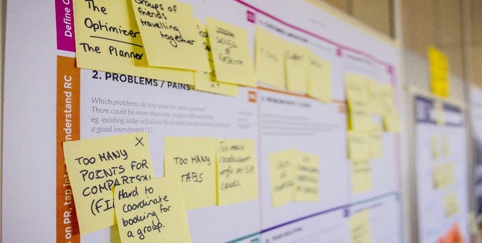 An image showing enterprise planning work done manually and how it's better to get a custom ERP built.