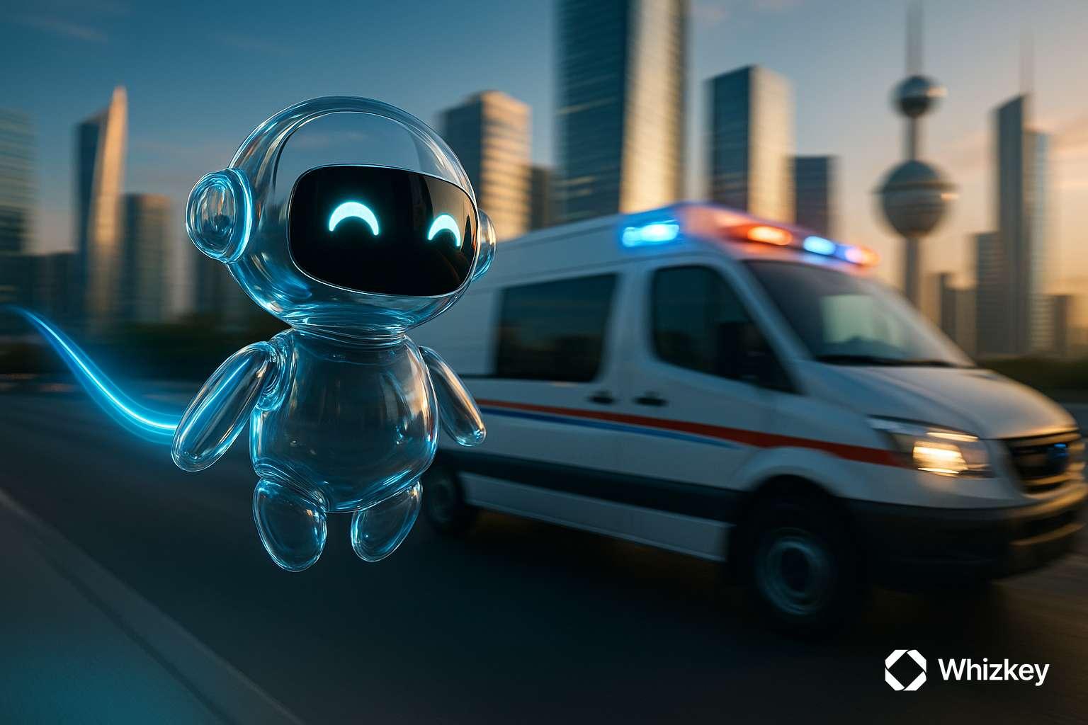 AI chatbot supporting ambulance response in Kuwait city for emergency health operations
