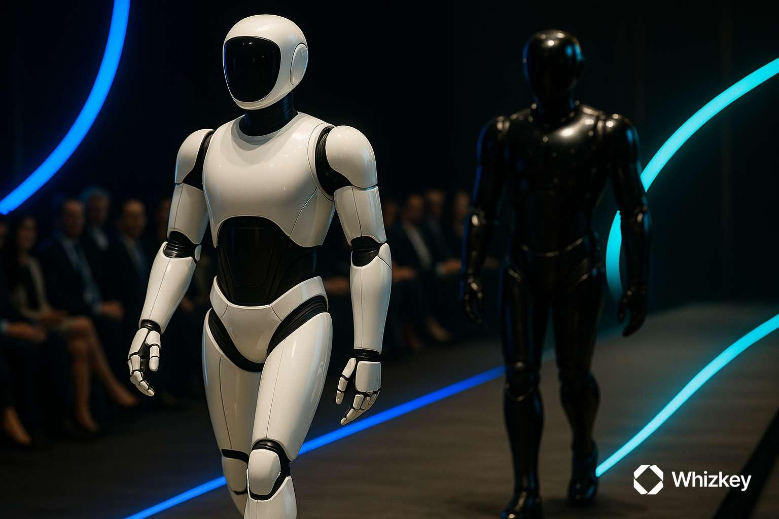 Robots symbolizing strategic model selection for explainable AI adoption