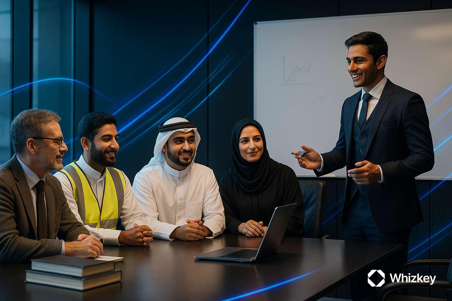 Experts and executives collaborating on privacy and federated learning in Kuwait