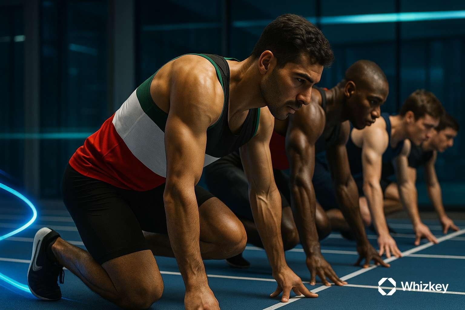 Kuwaiti athlete symbolizing 90-day sprint plan for digital transformation