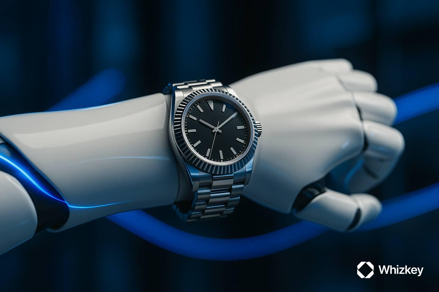 Robotic process automation symbolizing time efficiency with intelligent automation in Kuwait