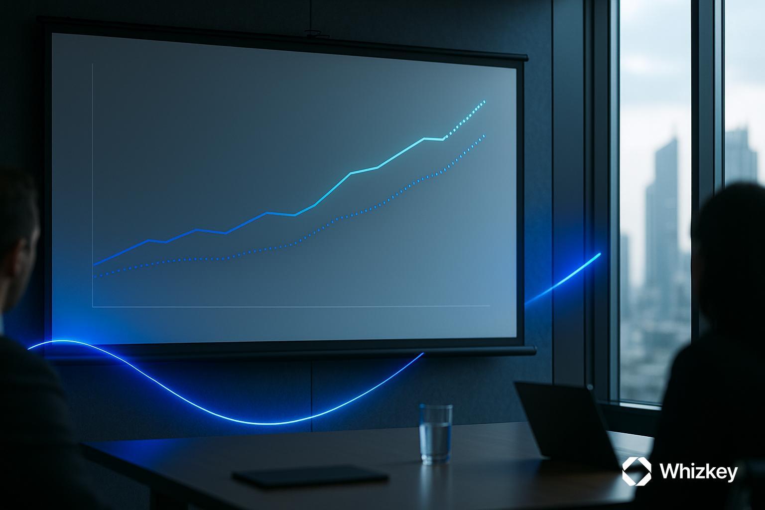 Predictive analytics showcasing AI-driven forecasting for smarter business strategies in Kuwait